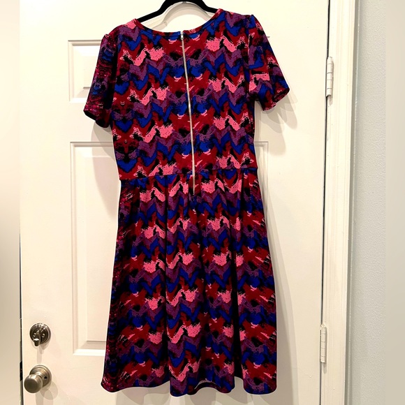 LulaRoe Amelia Dress XL with Pockets - Picture 3 of 11
